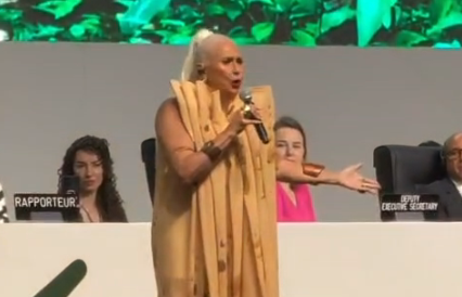 Vídeo: Fafá de Belém canta na abertura da COP30 e emociona público com homenagem à Amazônia