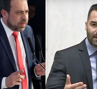 Imagem - Ex-deputado Arthur do Val e Guilherme Boulos trocam provocações durante a COP30; assista