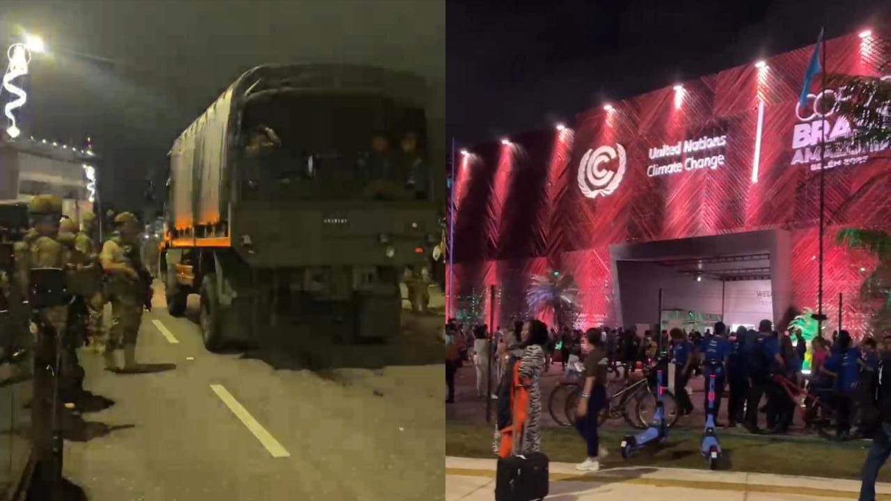 Exército fazendo a segurança na COP30 -