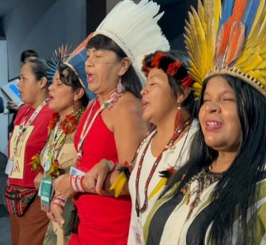 Imagem - Ministra Sonia Guajajara lidera marcha de mulheres indígenas na COP30; assista