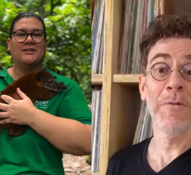 Imagem - Nando Reis é homenageado pelo Bosque Rodrigues Alves e se torna padrinho do quati 'Nando'; assista