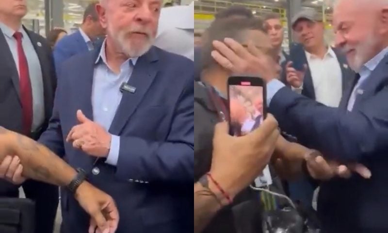 Imagem - Vídeo: Fotógrafo emociona Lula com tatuagem e declaração