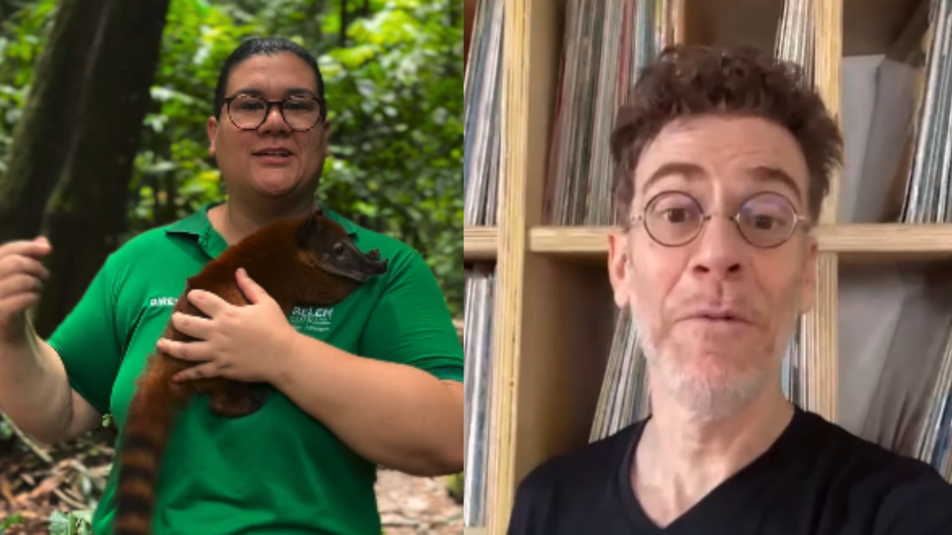 Imagem - Nando Reis é homenageado pelo Bosque Rodrigues Alves e se torna padrinho do quati 'Nando'; assista