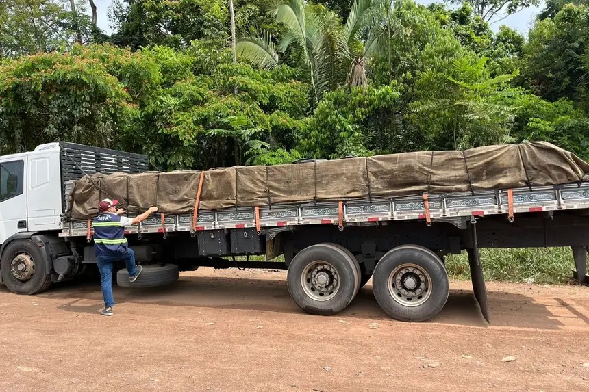 A mercadoria saiu do município de Joinville–SC, com destino a Belém–PA.