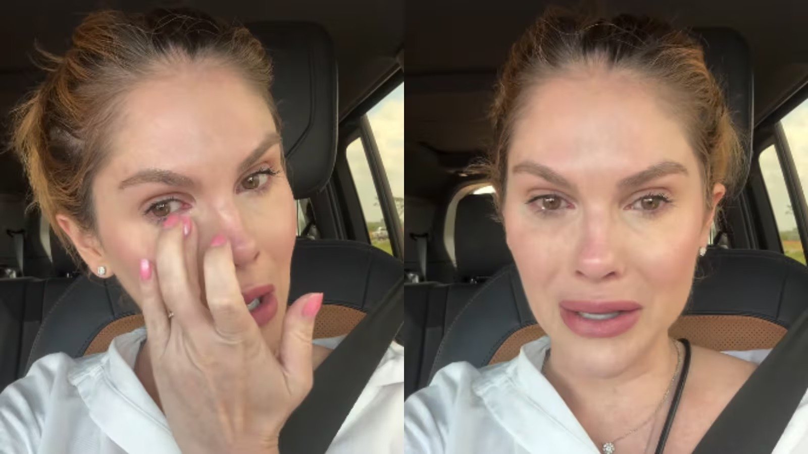 Bárbara Evans entra em desespero após ter conta deletada em rede social.