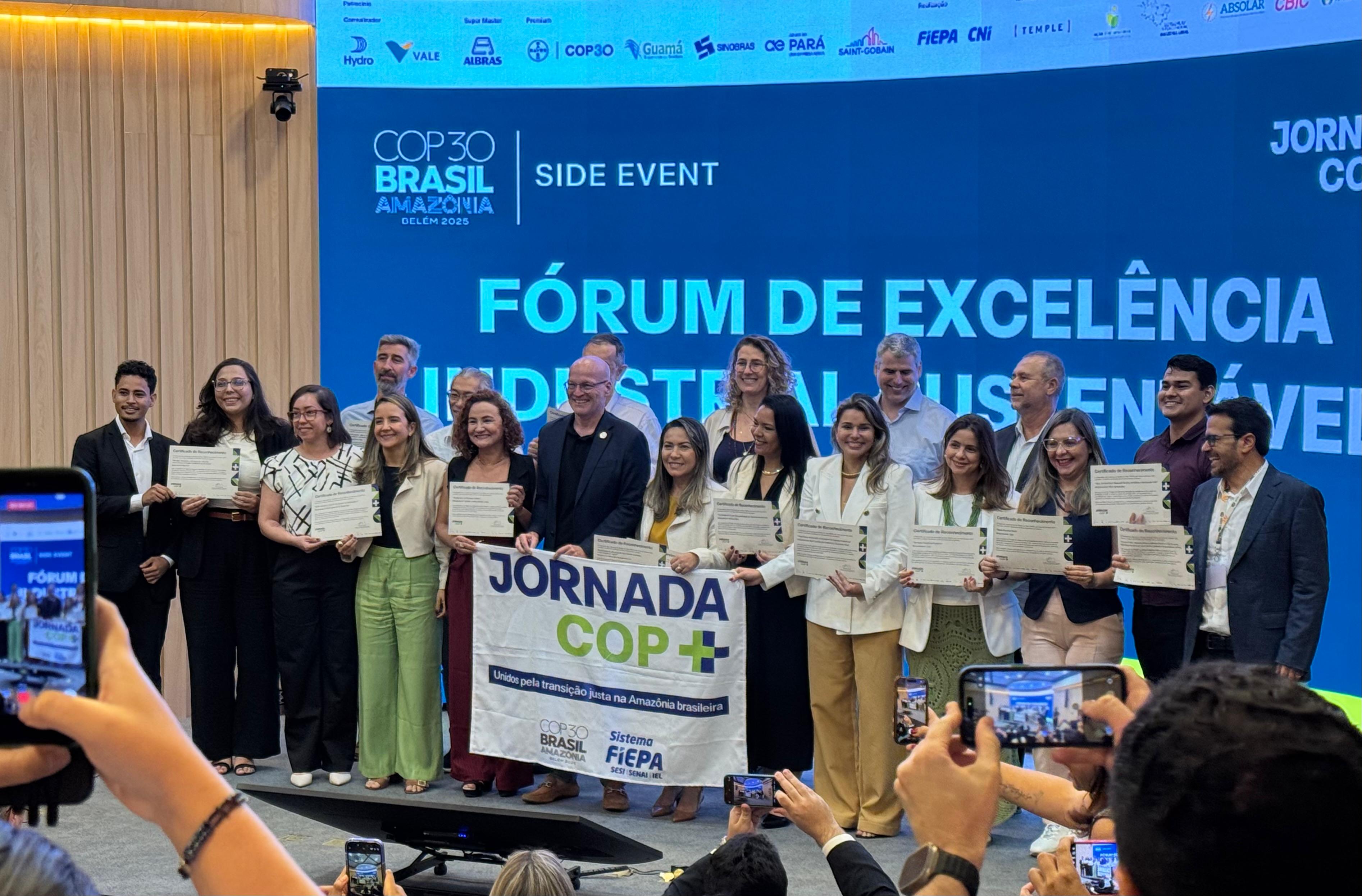 Durante evento paralelo à COP30, Alex Carvalho, presidente da FIEPA, destaca o papel da inovação e da responsabilidade ambiental no futuro da Amazônia