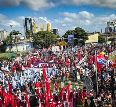 Imagem - Marcha Mundial pelo Clima percorre Belém neste sábado; chegada será na Aldeia Amazônica