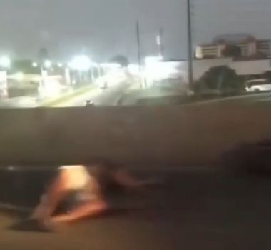 Imagem - Acidente deixa motociclista ferido no viaduto da João Paulo, em Belém