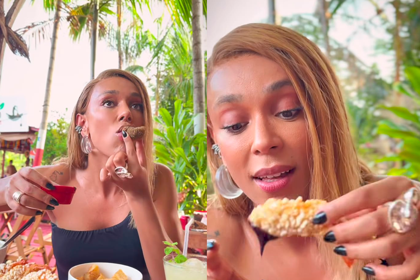 Erika Hilton em vídeo compartilhado nas redes sociais -