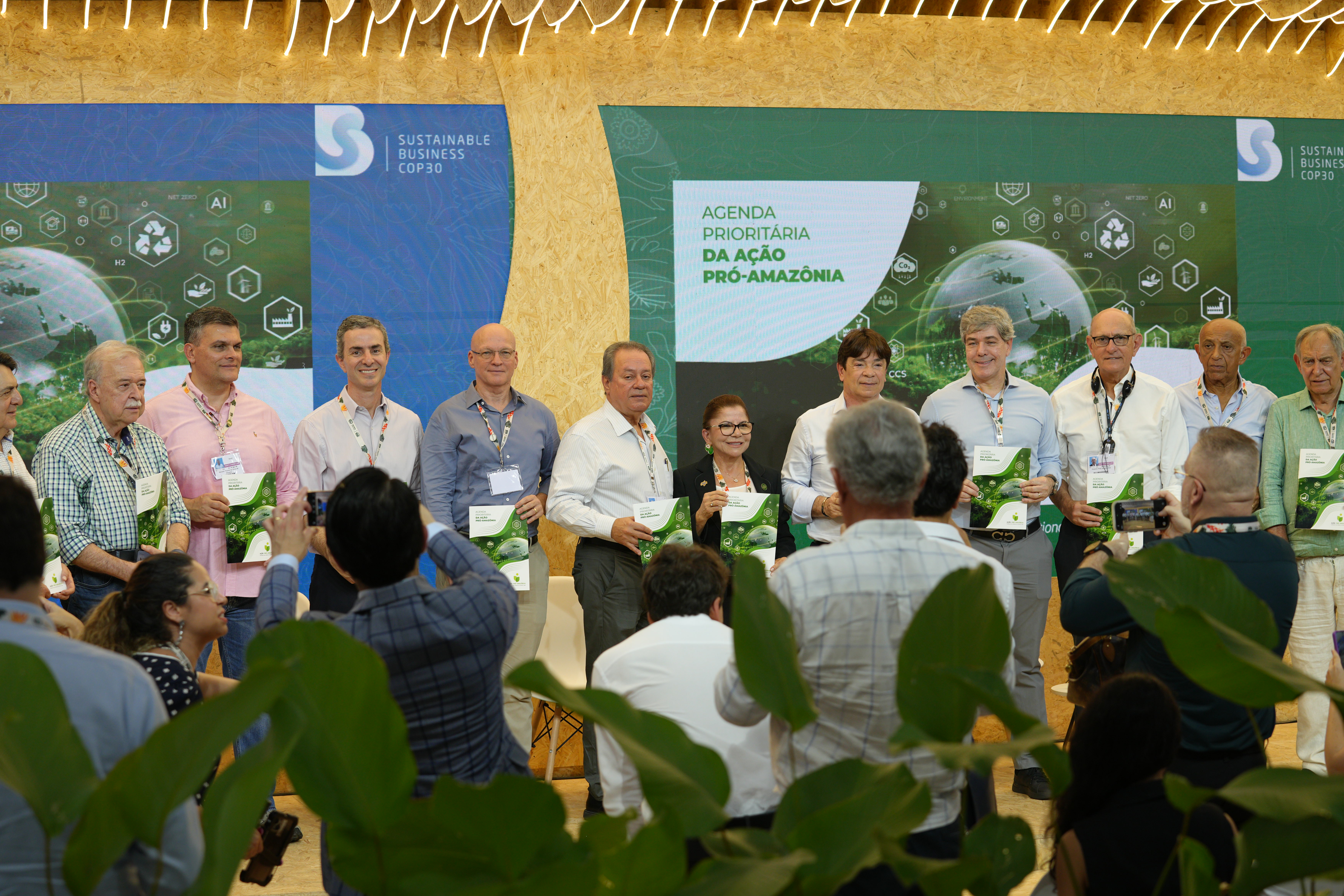 Estande da Confederação das Indústrias (CNI) na COP-30