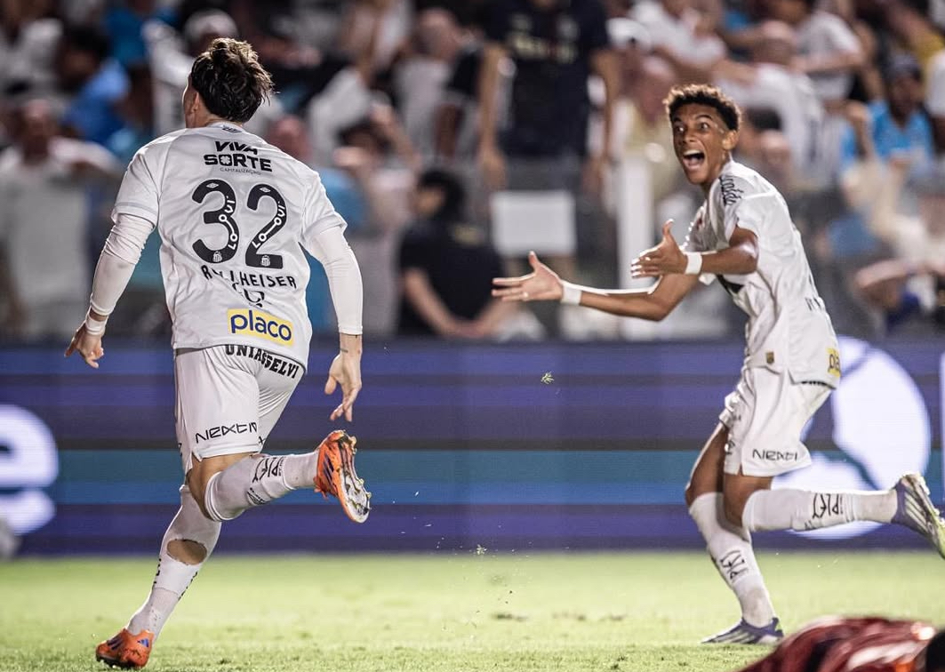 Peixe venceu o clássico paulista na Vila Belmiro - 