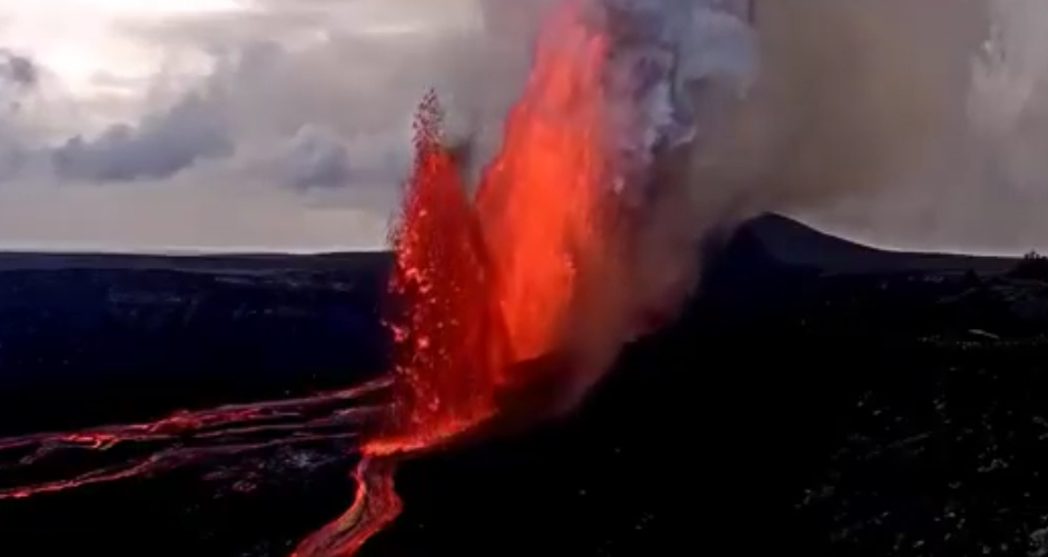 Vulcão cancelou os voos da região - 