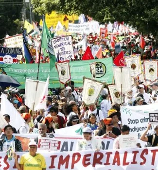 Imagem - Marcha Global Indígena ocupa ruas de Belém e cobra respostas concretas na COP30