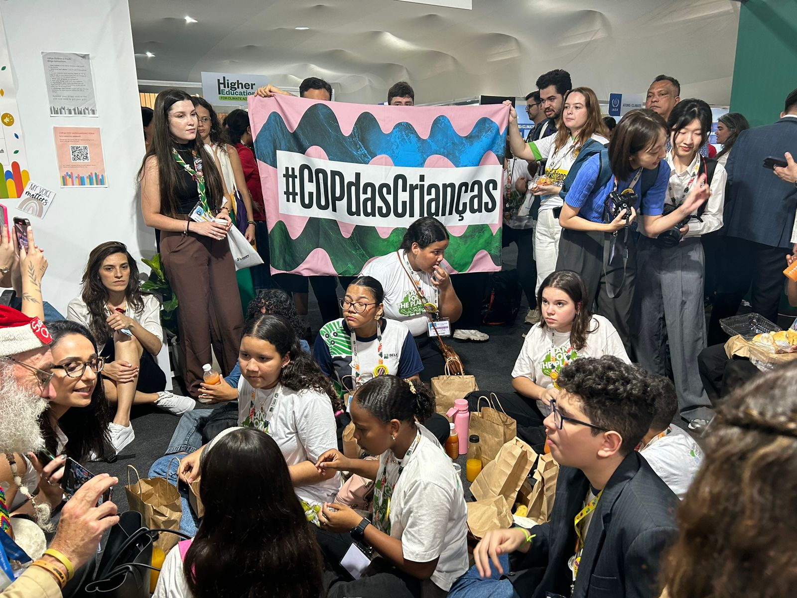 Imagem - Crianças assumem protagonismo climático no sétimo dia de COP30