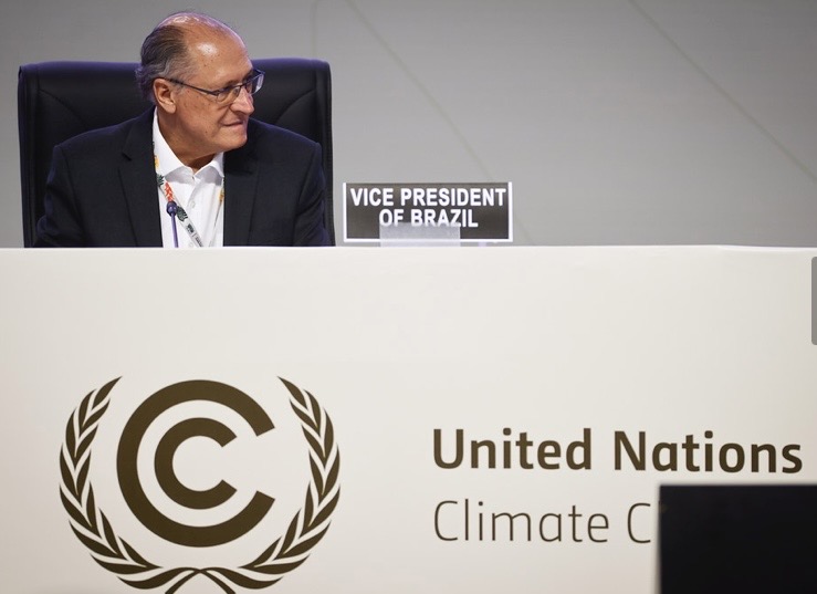 Vice-presidente Geraldo Alckmin participou da coletiva nesta segunda, em Belém 