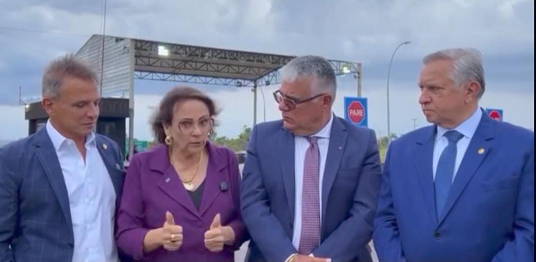 (A visita técnica levou quatro parlamentares à Papuda, sendo a maioria integrante da Comissão de Direitos Humanos do Senado.)