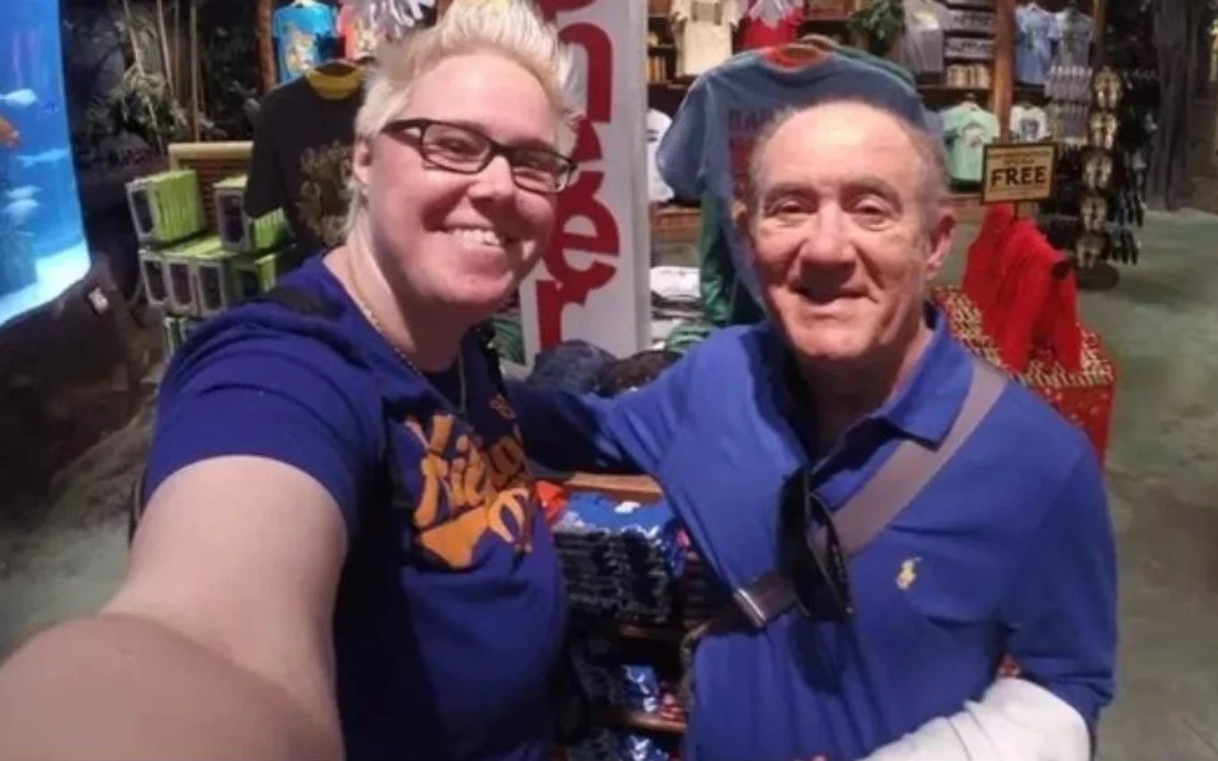 Juliana Rangel Aragão e o pai, o comediante Renato Aragão.