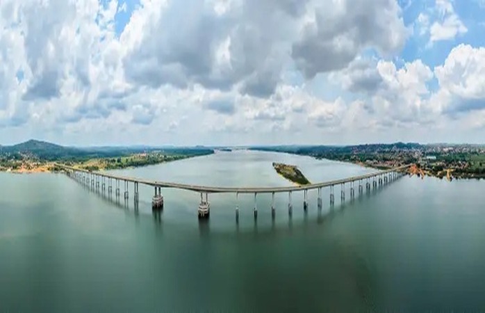Ponte sobre o Rio Araguaia, que vai conectar Xambioá–TO e São Geraldo do Araguaia–PA.