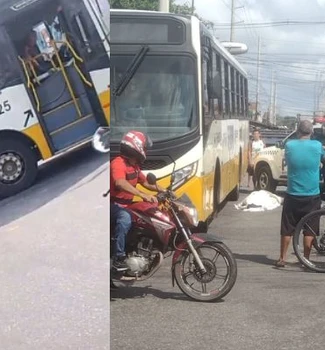 Imagem - Acidente entre ônibus e moto deixa um morto na Independência, em Ananindeua