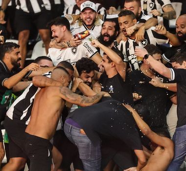 Imagem - Vídeo: Gol de Kadir separa briga entre torcedores do Botafogo no Nilton Santos