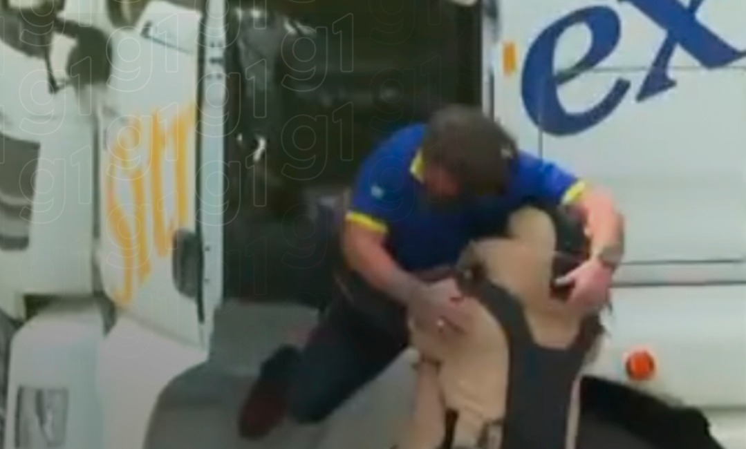 Cena causou engarrafamento quilométrico -