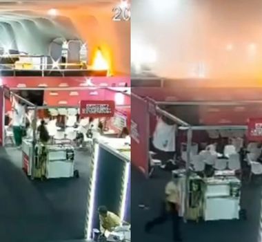 Imagem - Vídeo: Novas imagens mostram início de incêndio na Zona Azul da COP30