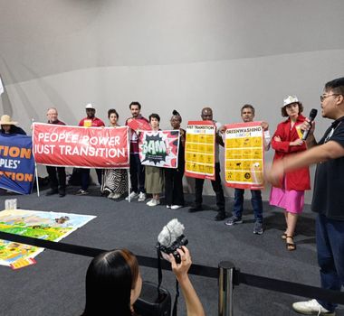 Imagem - Mais um protesto na Blue Zone pede participação nas decisões sobre transição energética