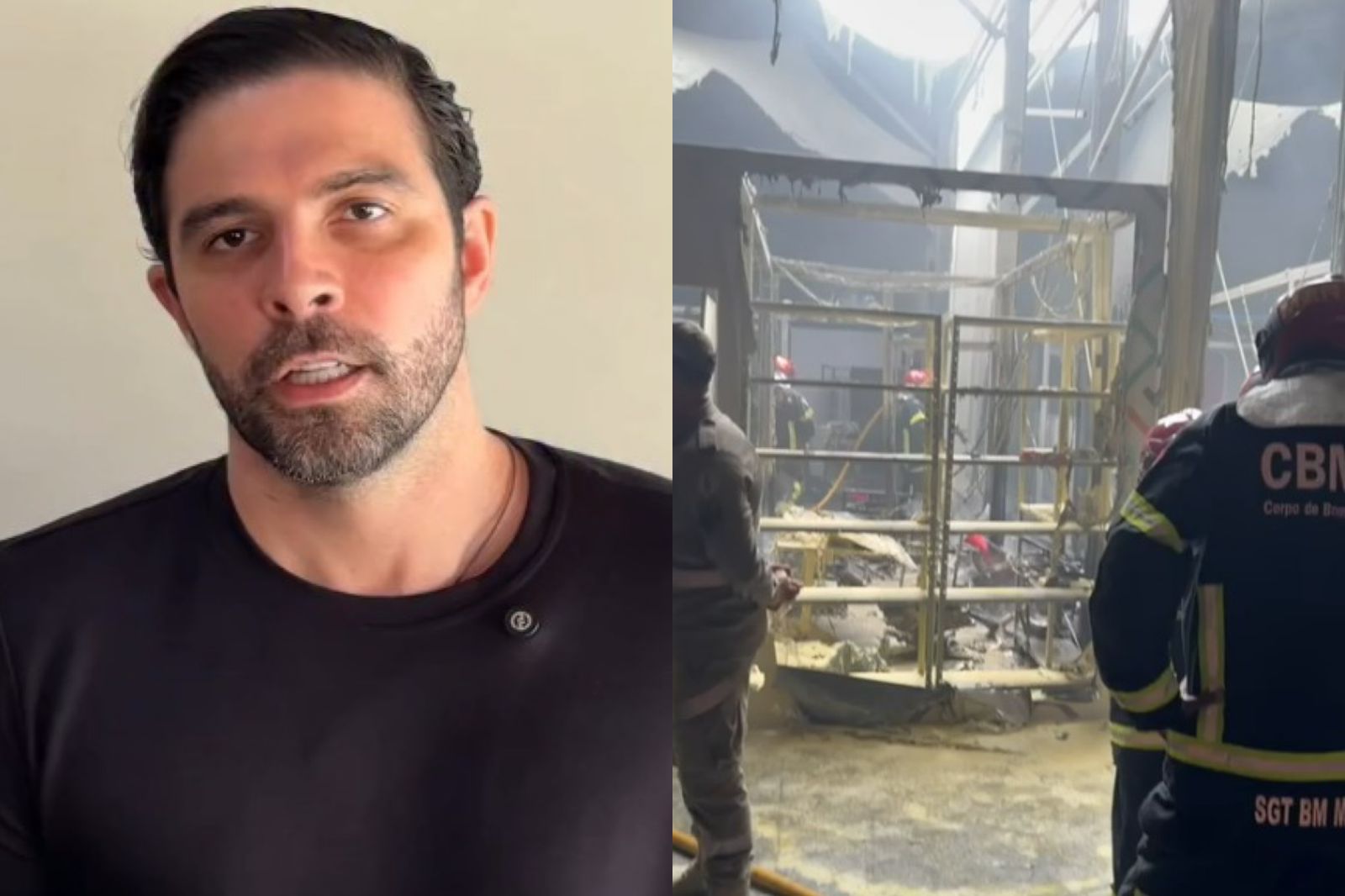 O prefeito de Belém, Igor Normando, afirmou que o Corpo de Bombeiros agiu rapidamente após o incêndio.