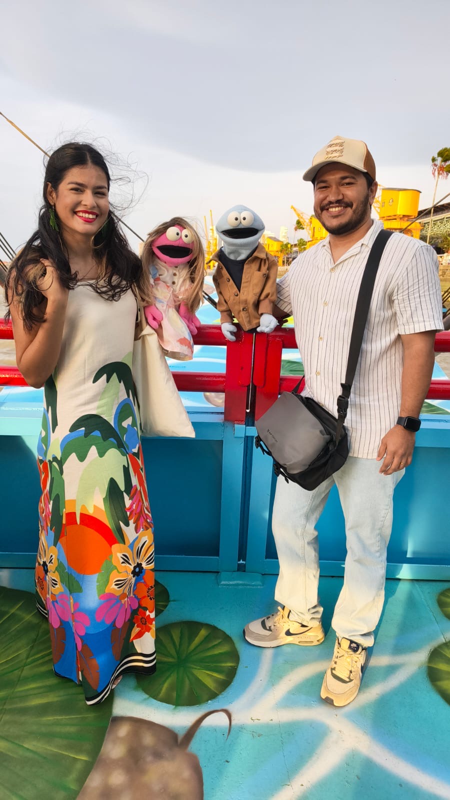 Senhor Alguém e Senhora Meia, com quase 3 milhões de seguidores, também estiveram no passeio