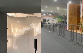 Zona Azul amanhece com grades e lonas após Incêndio; assista