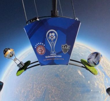 Imagem - Taça da Sul-Americana vai ao espaço antes de decisão entre Atlético-MG e Lanús
