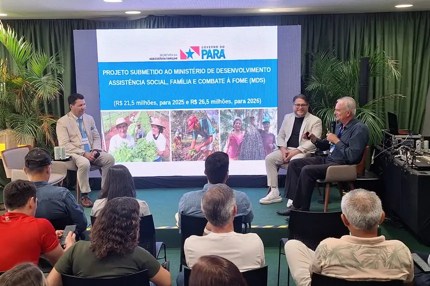 Painel na Green Zone da COP30 -