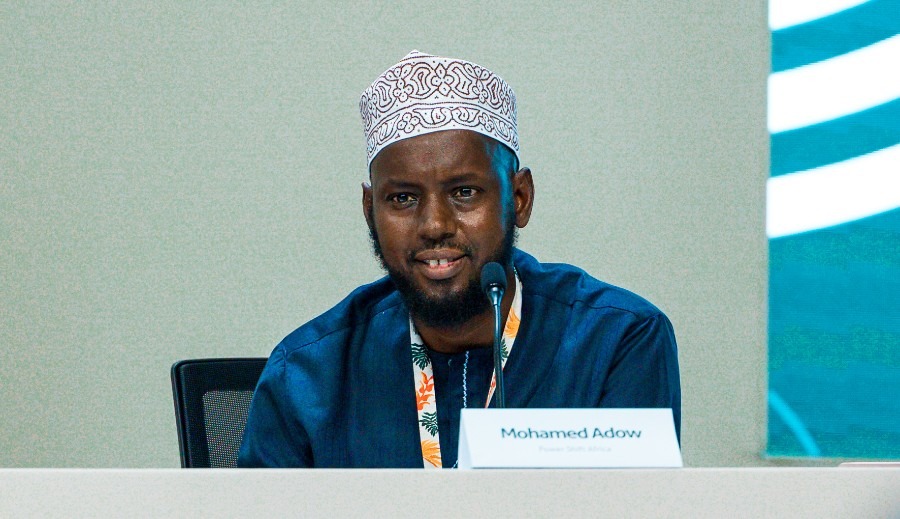 Queniano Mohamed Adow, diretor da Power Shift Africa 