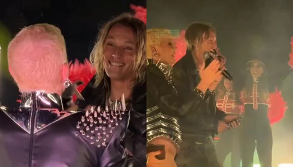 Ator que faz o ‘Vecna’ em Stranger Things canta “Ilariê” com Xuxa em SP em evento