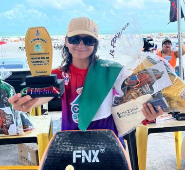 Imagem - Xandinha é campeã do Circuito Paraense de Bodyboard 2025