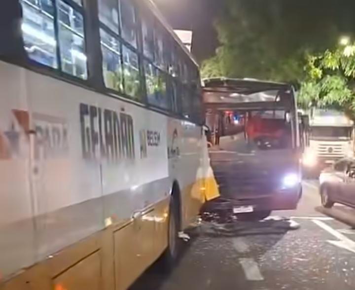 Colisão em área central da capital paraense -