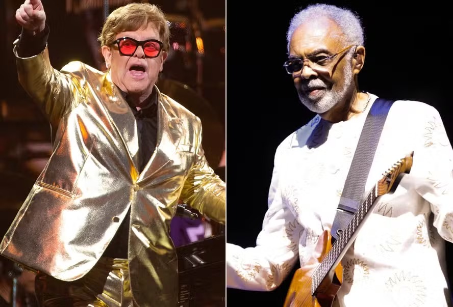 O cantor britânico Elton John e o cantor brasileiro Gilberto Gil se aprsentarão no Palco Mundo.
