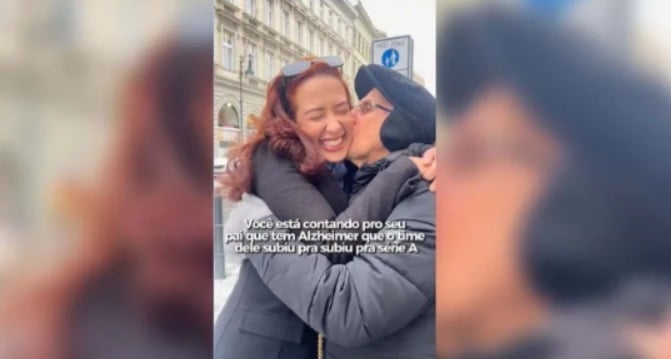 Imagem - Vídeo: filha conta acesso do Remo ao pai com Alzheimer e emociona o Brasil