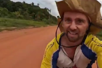 Imagem - Ciclista quase é atacado por onça-pintada durante viagem pela BR-319, no Amazonas