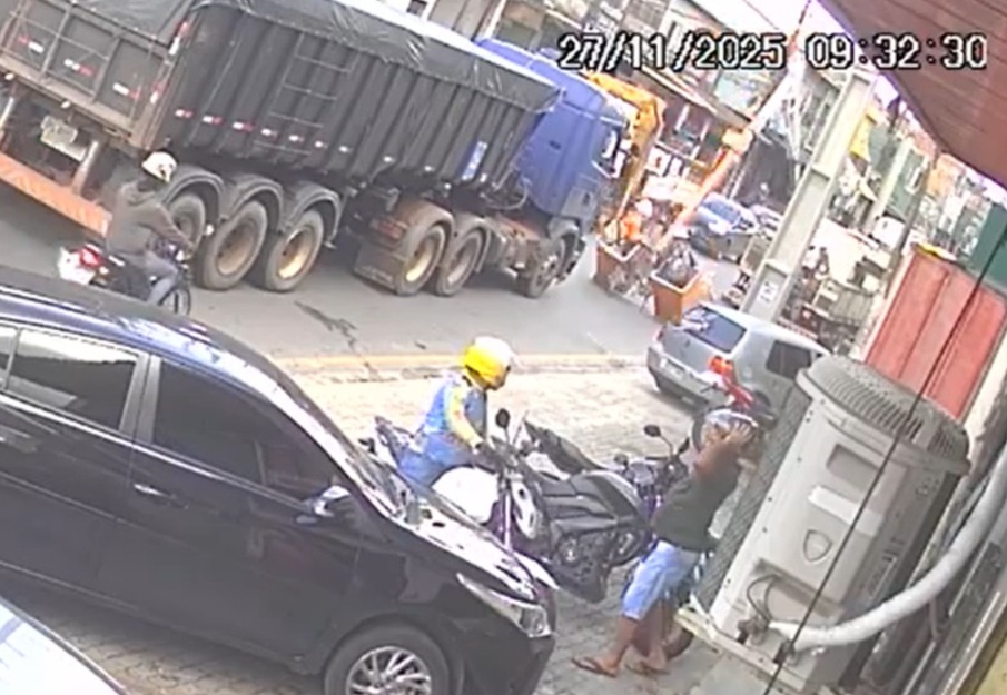 Flagra de câmera de segurança -