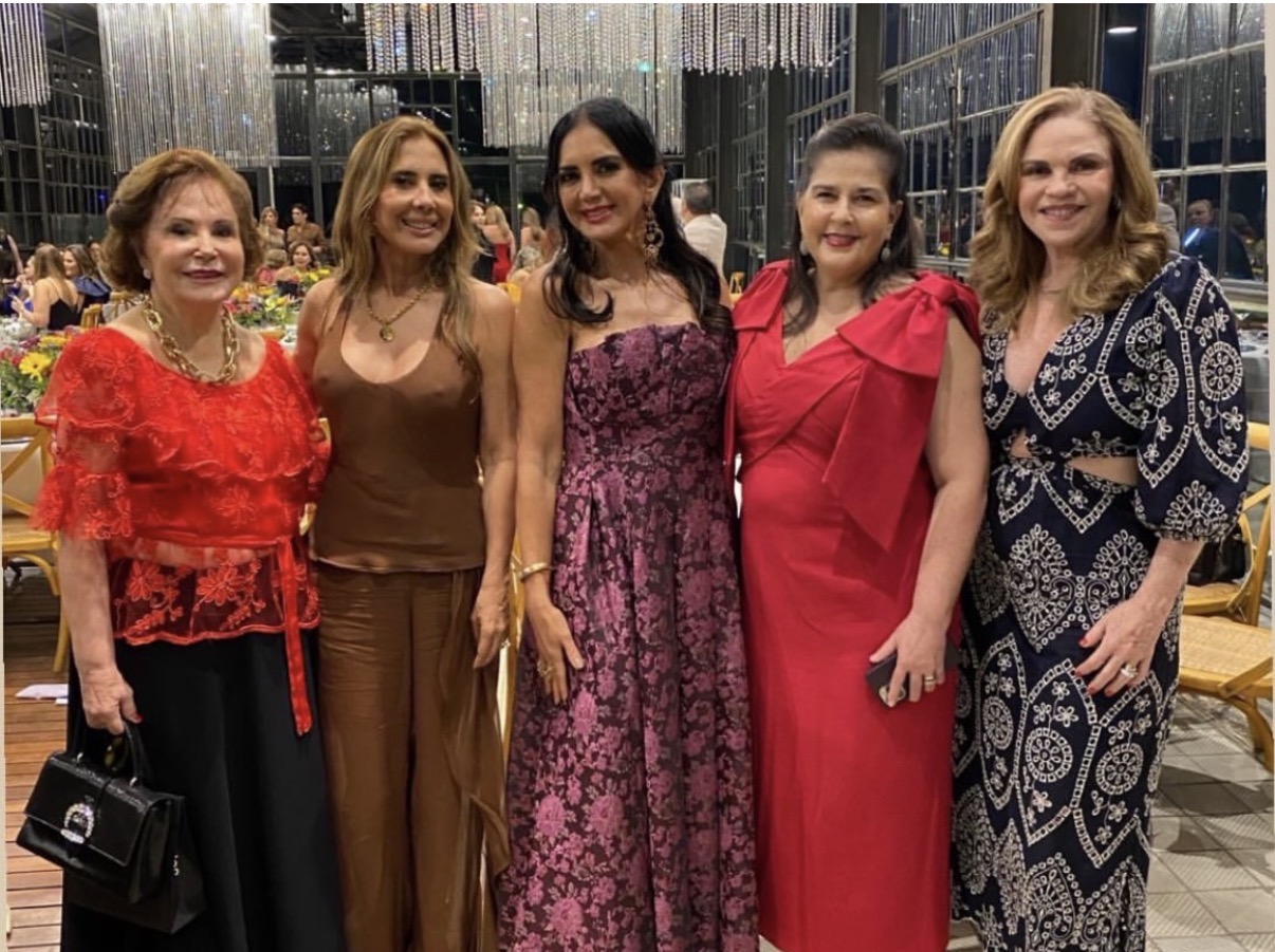Maria Lúcia Pires, Neusa Rodrigues, Fadia Freire, Andrea Cruz e Lilian Regis 