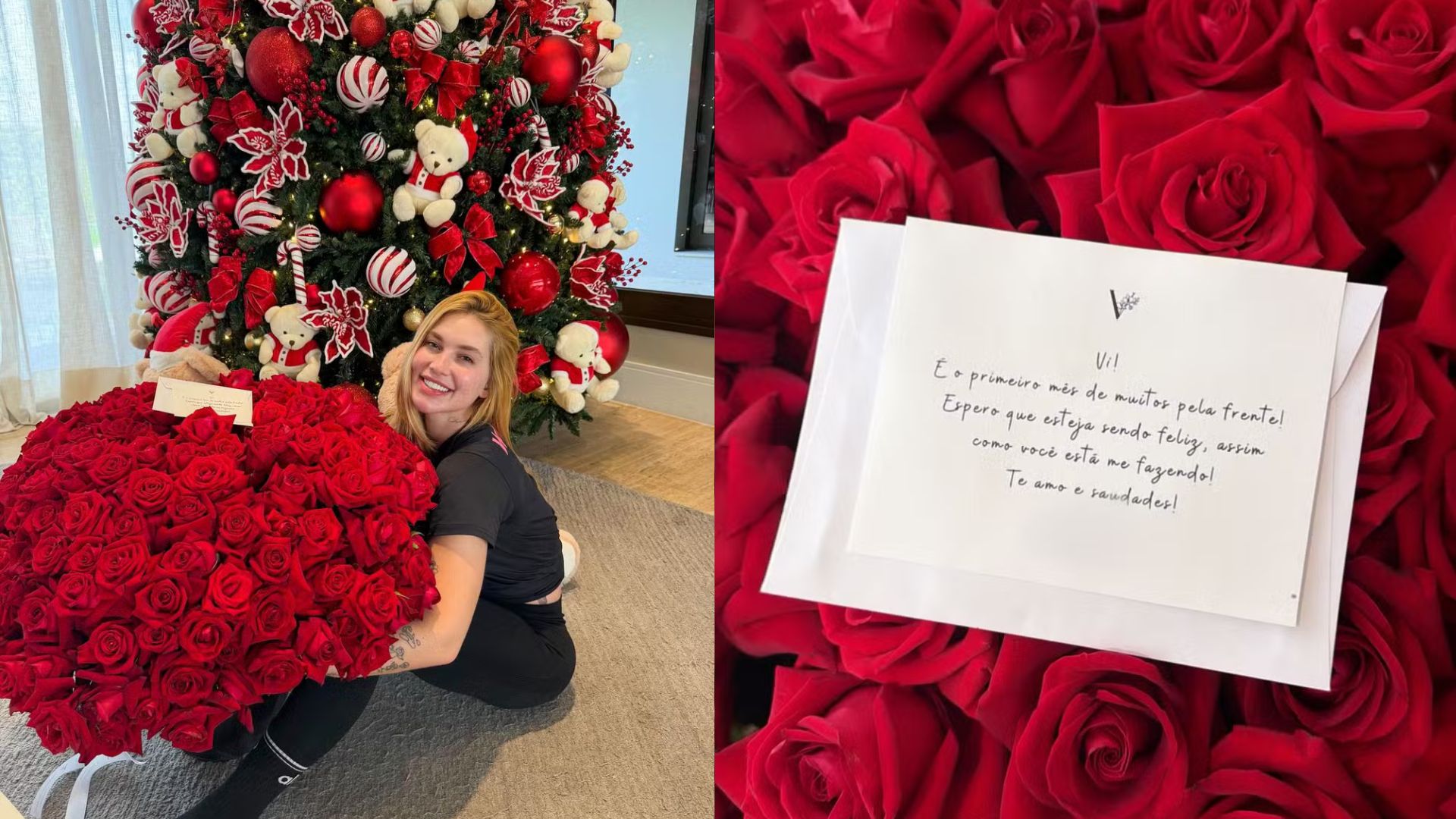 Imagem - Virginia Fonseca celebra um mês de namoro com Vini Jr. e amanhece com surpresa apaixonada