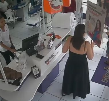 Imagem - Vídeo: mulher é assaltada durante atendimento em lavanderia, em Belém