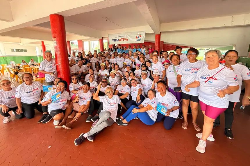 Jogos do Vida Ativa movimentaram o público da terceira idade, em Belém -