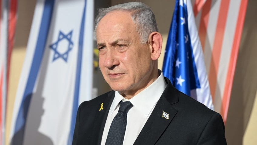 O primeiro-ministro israelense, Benjamin Netanyahu.