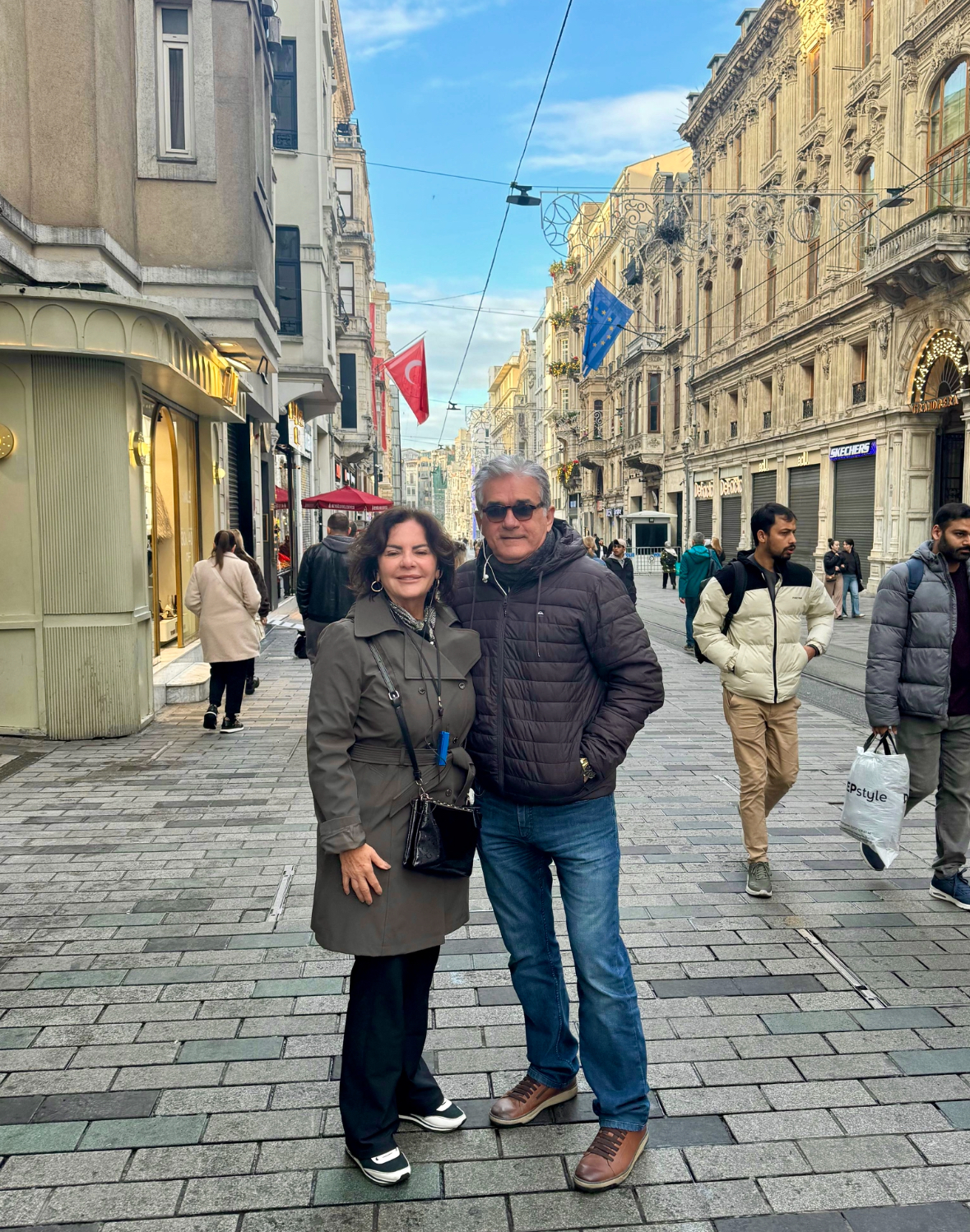 Tiana Menezes e António Rezende em Istambul