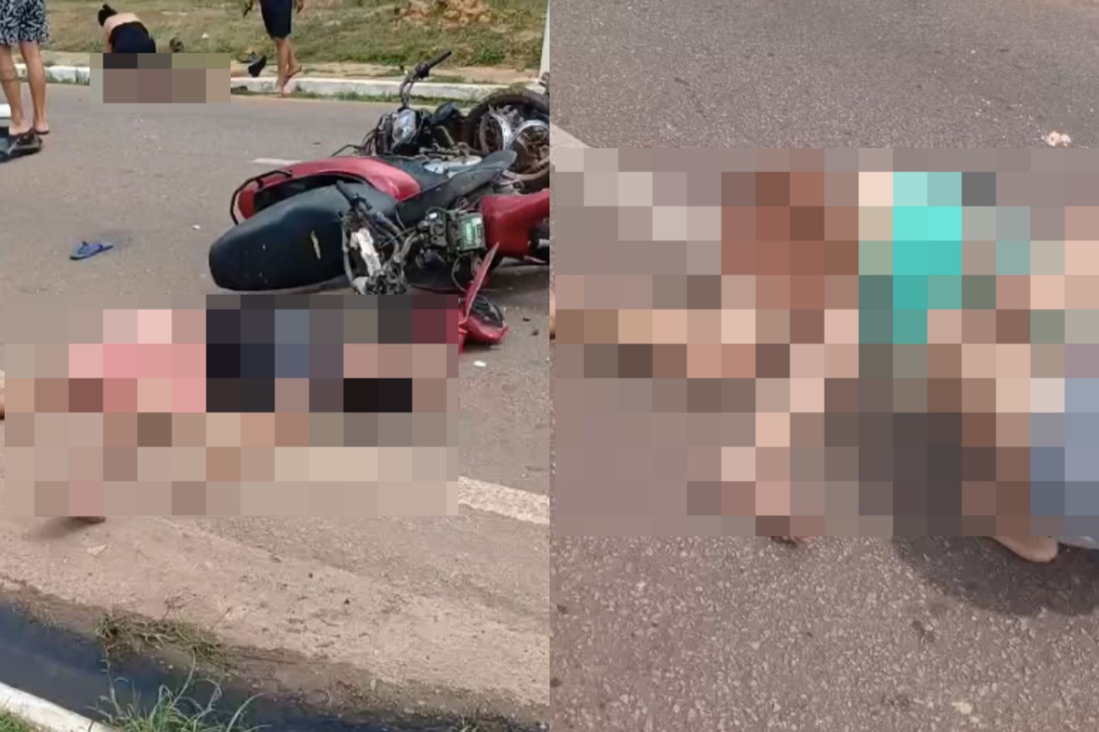 Três morrem após colisão entre motocicletas em Curuçá.