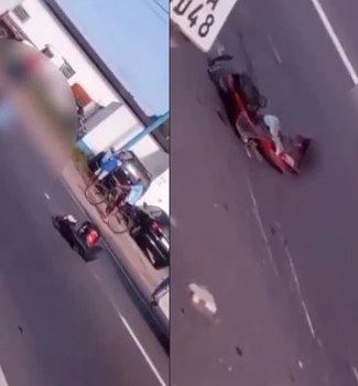 Imagem - Acidente entre moto e caminhão deixa um jovem morto na BR-316, em Ananindeua