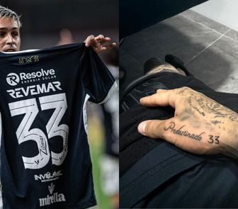 Imagem - Diego Hernández eterniza camisa 33 do Remo com tatuagem após acesso à Série A