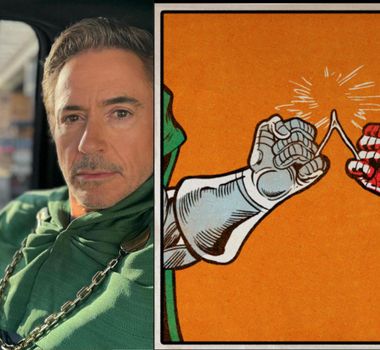Imagem - Arte publicada por Robert Downey Jr. sugere elo entre Tony Stark e Doutor Doom no futuro do MCU